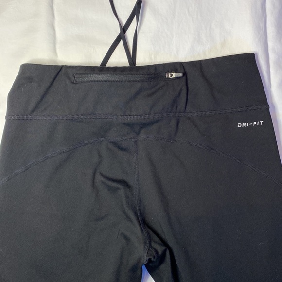 Dri-fit Nike leggings with blue mesh accent 2/$20 - Picture 5 of 8